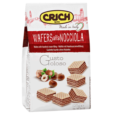 Wafer with Hazelnut Cream Filling