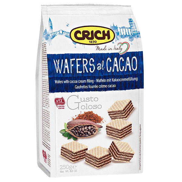 Wafers with cocoa cream filling 250 g CRICH