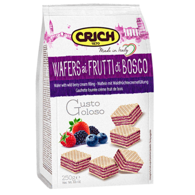 Wafer wild berry 250 g bag