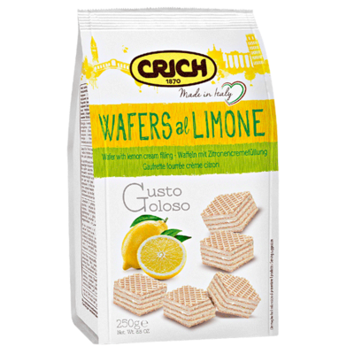 Wafers with lemon cream filling 250 g CRICH