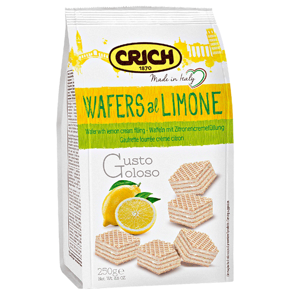 Wafers with lemon cream filling 250 g CRICH