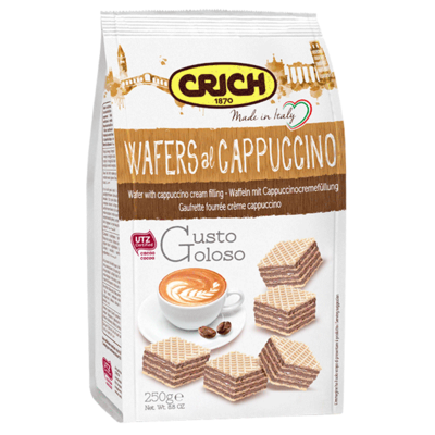 Wafer with Cappuccino Cream Filling