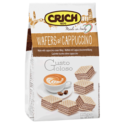 Wafer with Cappuccino Cream Filling