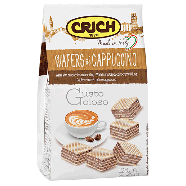 Wafer with Cappuccino Cream Filling
