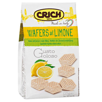 Wafer with Lemon Cream Filling