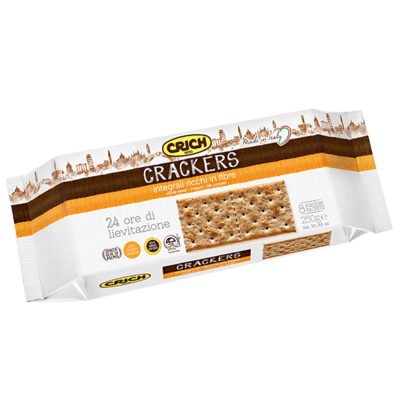 Whole Wheat crackers 250 g CRICH