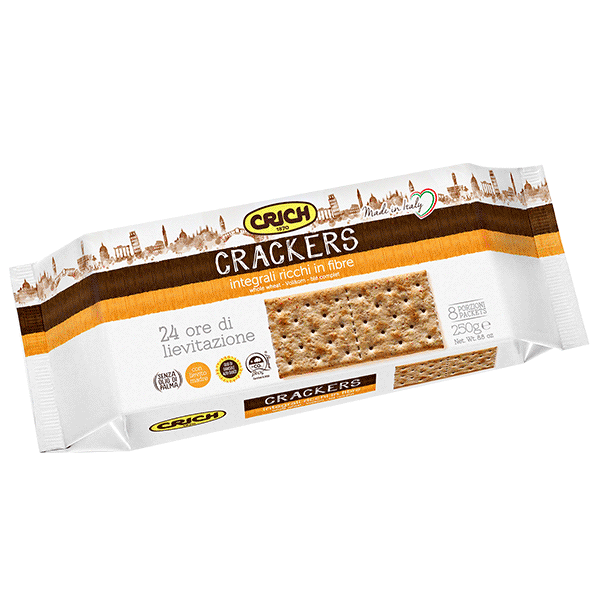 Whole Wheat crackers 250 g CRICH